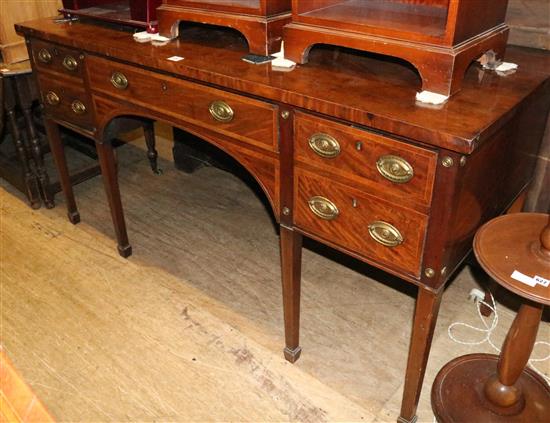 George III mahogany sideboard(-)